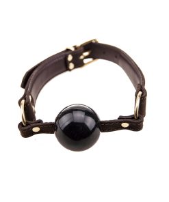 BOUND Nubuck Leather Solid Ball Gag