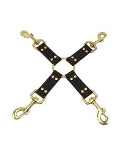 BOUND Nubuck Leather 4 Way Hog Tie
