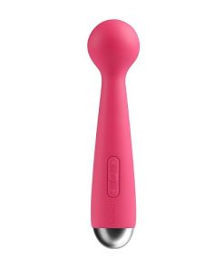 Svakom Emma Mini 100% Waterproof Wand Massager Vibe-Red