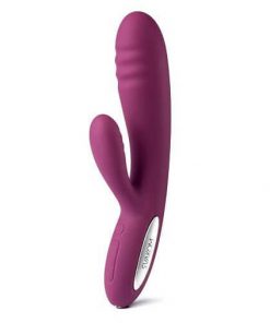 Svakom Adonis Ribbed Warming Rabbit Vibrator - Violet