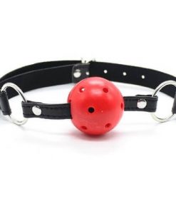 Bound to Please Breathable Ball Gag Red