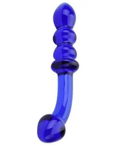 Spectrum Ribbed G-Spot Glass Dildo