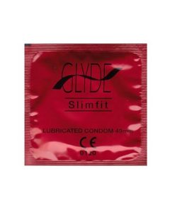 Glyde Ultra Slimfit Red Flavour Vegan Condoms 100 Bulk Pack