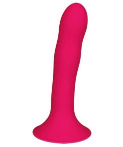 Cushioned Core Suction Cup Slim Silicone Dildo 6.8 Inch
