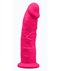 6 inch Realistic Silicone Dual Density Dildo with Suction Cup Pink
