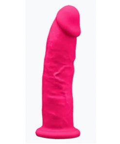 7.5 inch Realistic Silicone Dual Density Dildo with Suction Cup Pink