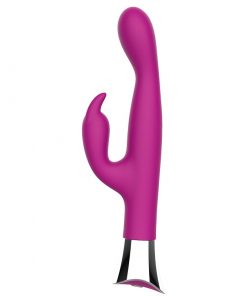 Loving Joy 10 Function Slim Silicone Rabbit Vibrator Purple