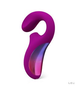 LELO Enigma Dual Stimulation Sonic Massager Deep Rose