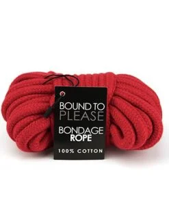 Bound to Please Bondage Rope Red