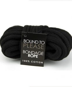 Bound to Please Bondage Rope Black