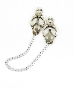 Bound to Please Squeezer Teaser Clover Nipple Clamps with Chain