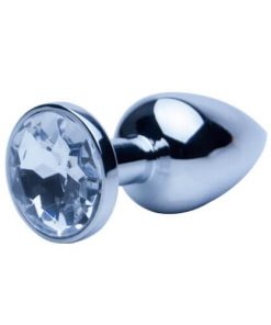 Precious Metals Silver Butt Plug-Small