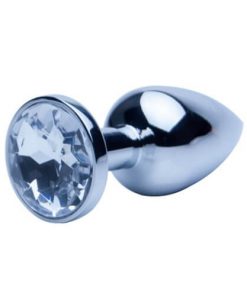 Precious Metals Silver Butt Plug-Large